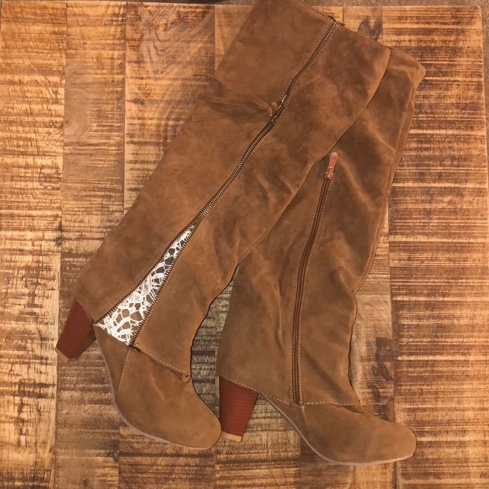NEW Tall Khaki Boot